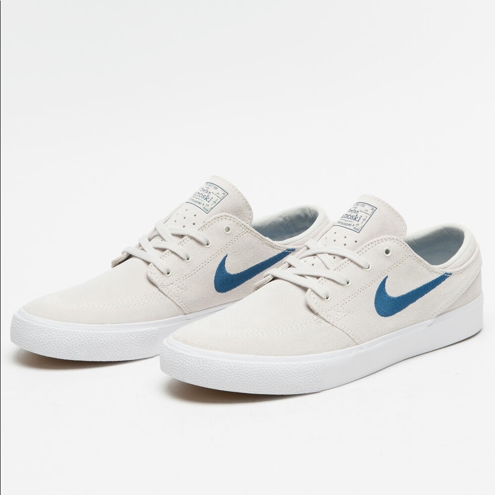 NEW IN BOX Nike SB Zoom Stefan Janoski RM, Mens 8 Womens 9.5, Summit White